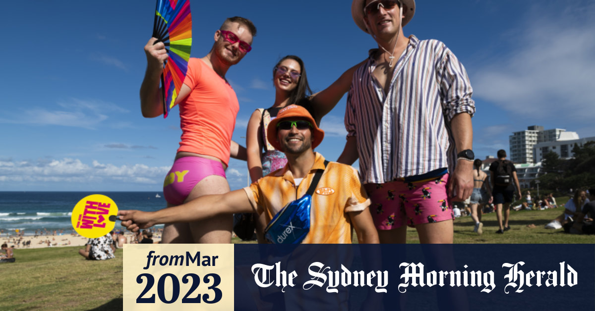 High spirits at the Bondi Beach Party as Mardi Gras and WorldPride come